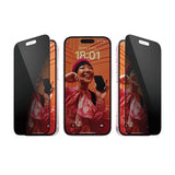 PanzerGlass Privacy Bundle 3in1 gennemsigtigt etui + privatlivsglas + kamerabeskytter til iPhone 15 Pro Max