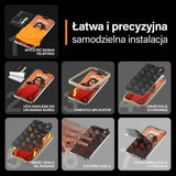 PanzerGlass Ultra-Wide Fit tempereret glas med glans og blå lysfilter med positioner til iPhone 15 Pro