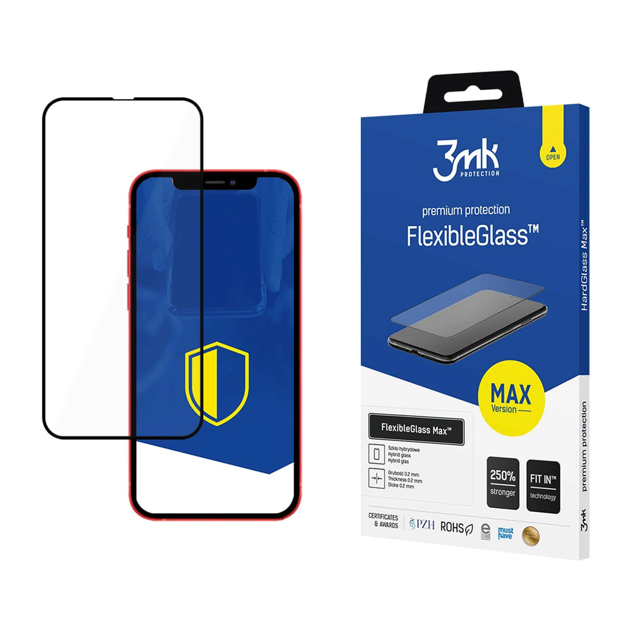 3mk FlexibleGlass MaxTM hybridglas til iPhone 13 Pro Max