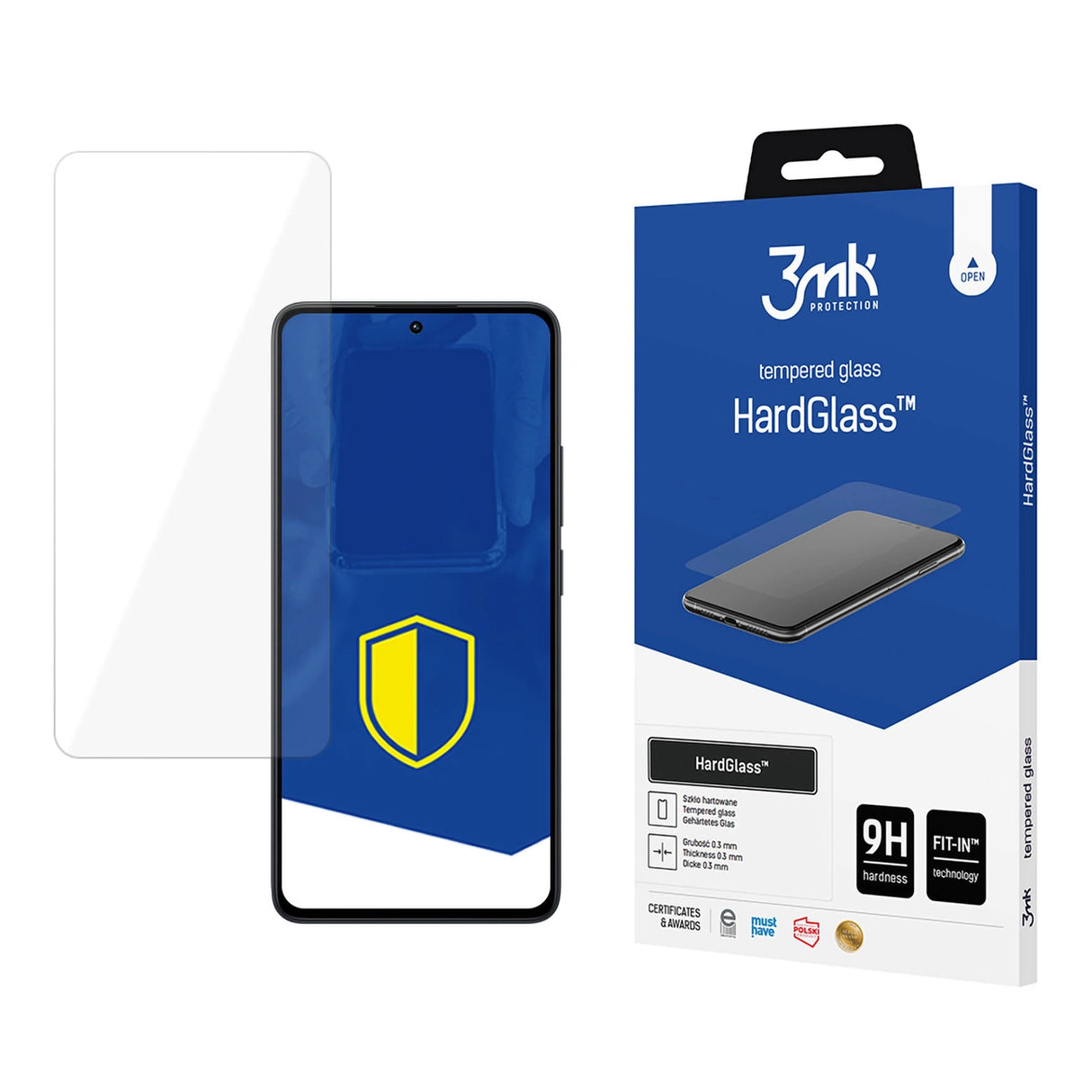 9H 3mk HardGlassTM glas på Xiaomi Redmi Note 13 5G