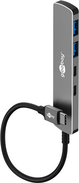 Goobay Slim 4-Port USB-C Hub 2xUSB-C 2xUSB-A