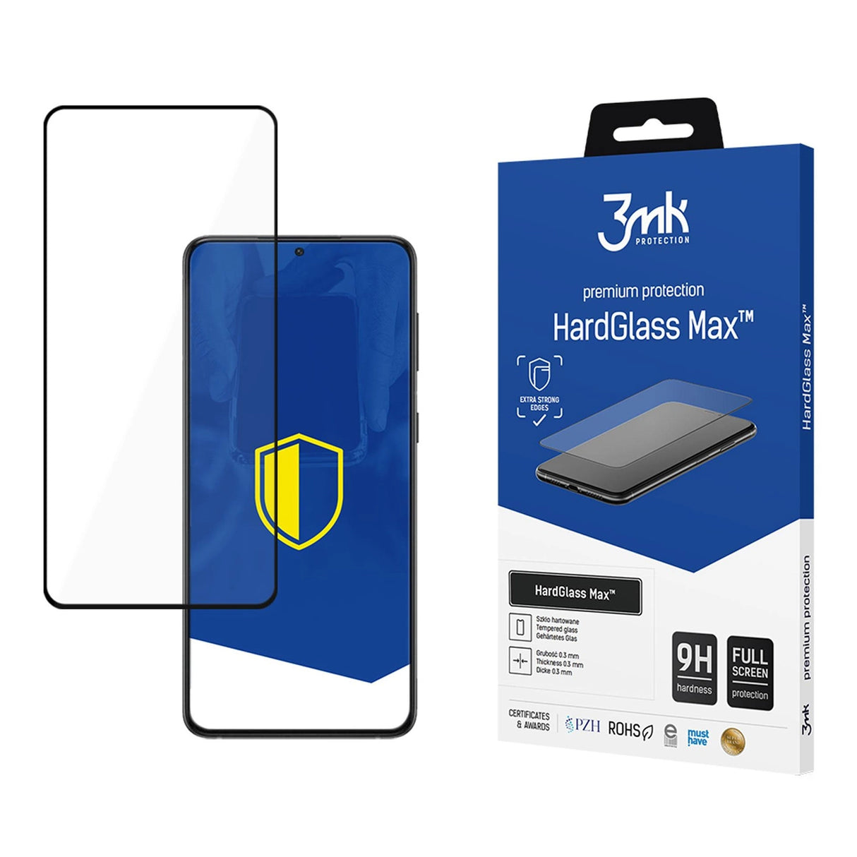 9H 3mk HardGlass MaxTM glas til Samsung Galaxy S21 FE 5G