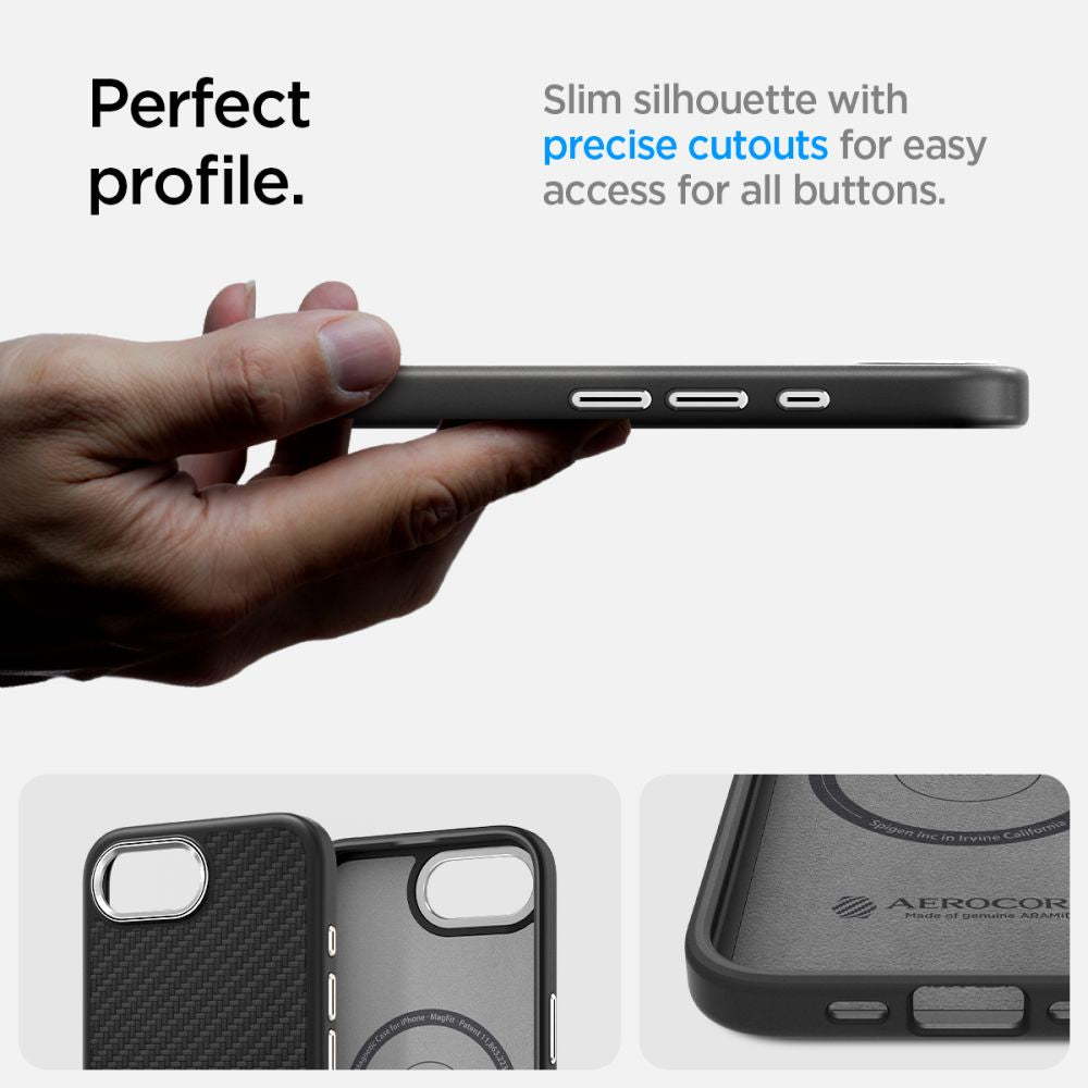 Spigen Enzo Aramid Magsafe Iphone 16 E / 17 E Matsort
