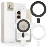 Tech Protect Mmp 100 Magnetisk Magsafe Ring 2 Pak Sort & Hvid