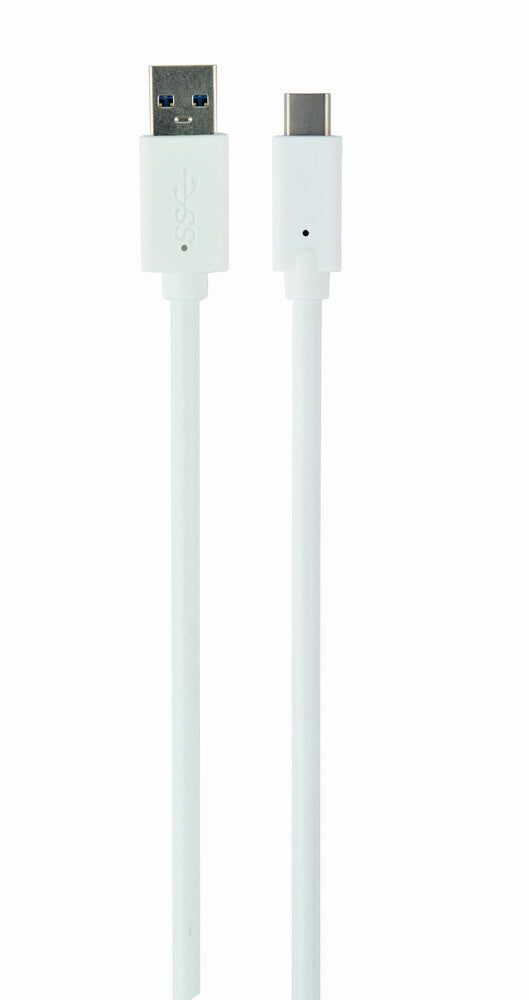 Gembird CCP-USB3-AMCM-1M-W USB-kabel USB 3.2 Gen 1 (3.1 Gen 1) USB A USB C Hvid