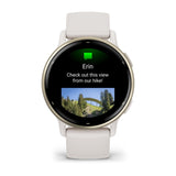 Garmin vívoactive 5 Guld Hvid SmartWatch
