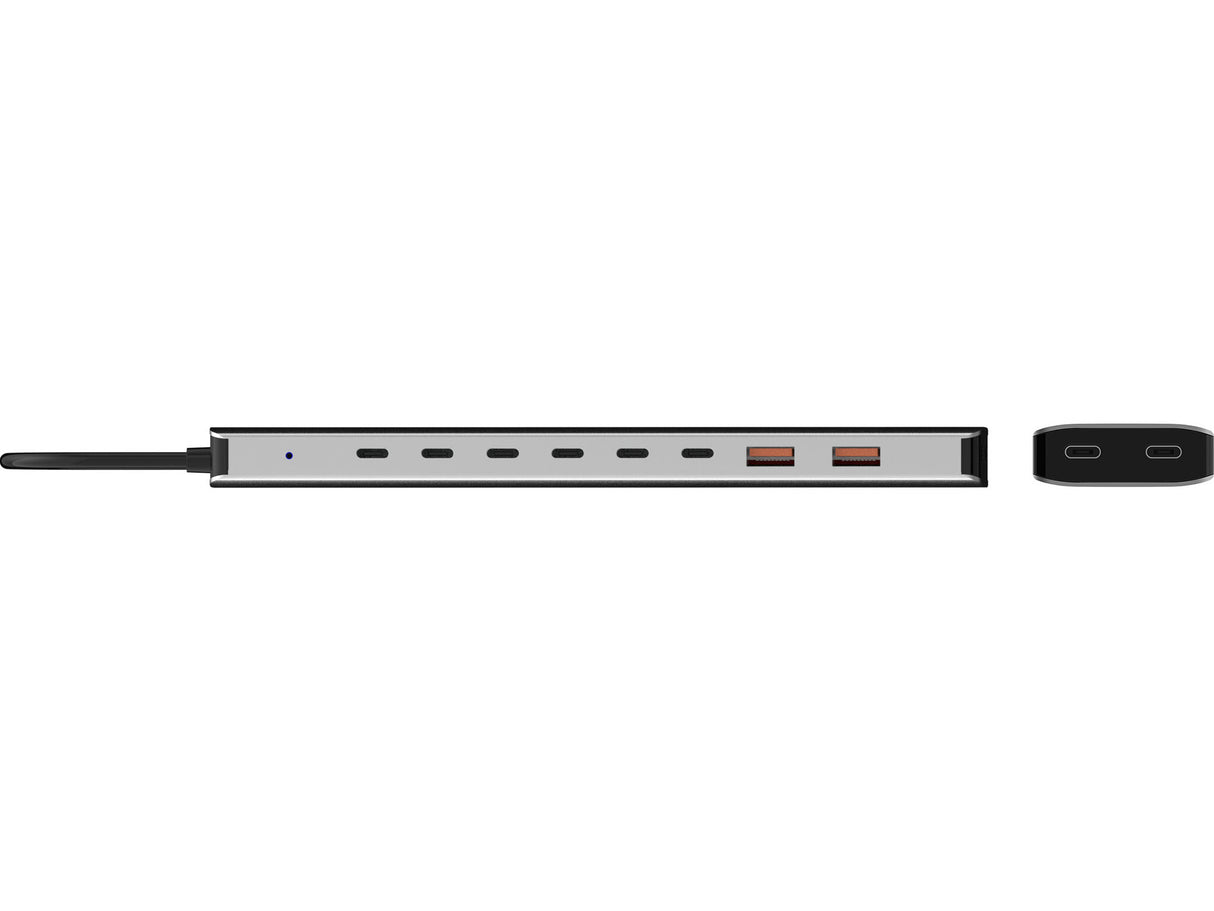 Sandberg 136-80 dockingstation Ledningsført USB 3.2 Gen 2 (3.1 Gen 2) Type-C Grå