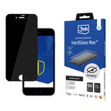 9H privatlivsglas 3mk HardGlass Max PrivacyTM til iPhone 7 / 8