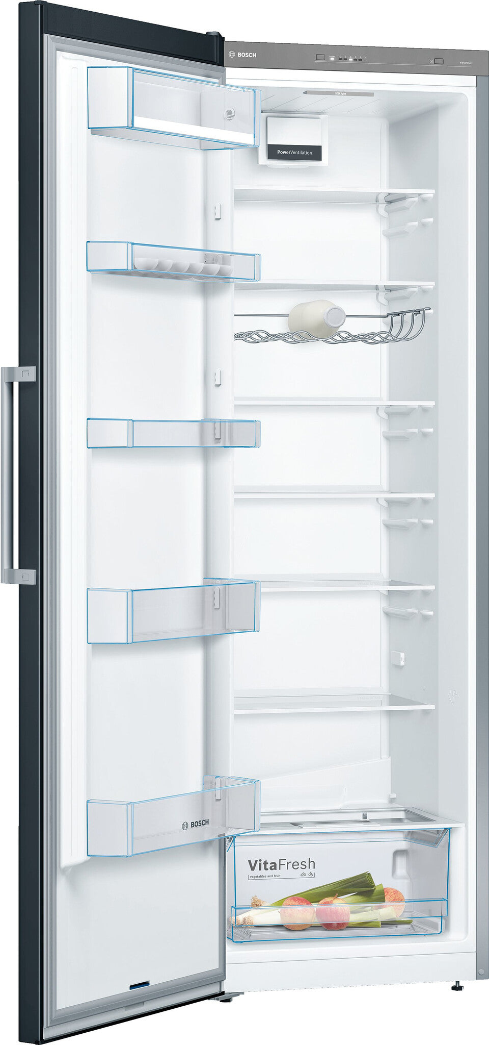 Bosch Serie 4 KSV36VBEP køleskab Fritstående 346 L Sort