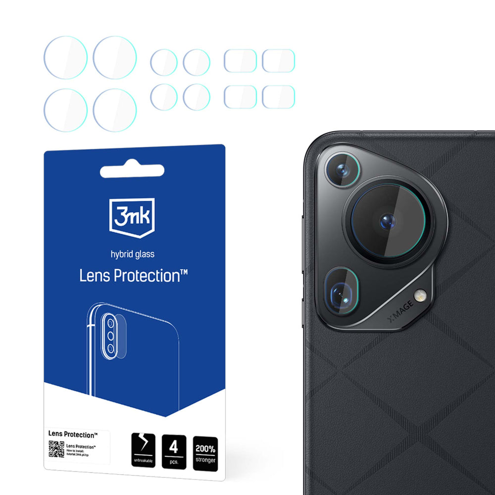 3mk Lens ProtectionTM hybridkameraglas til Huawei Pura 70 Ultra