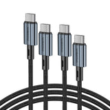 Choetech XCC-1014 USB-C / USB-C PD 60W kabel - grå