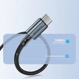 Choetech XCC-1014 USB-C / USB-C PD 60W kabel - grå