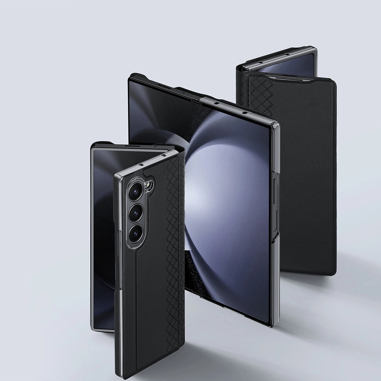 Dux Ducis Brill leather case for Samsung Galaxy Z Fold 6 with flap and card slot - black