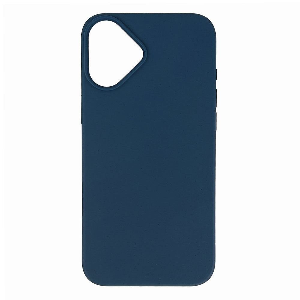 Multicolor Wheat Bran Case til iPhone 16 - Blå