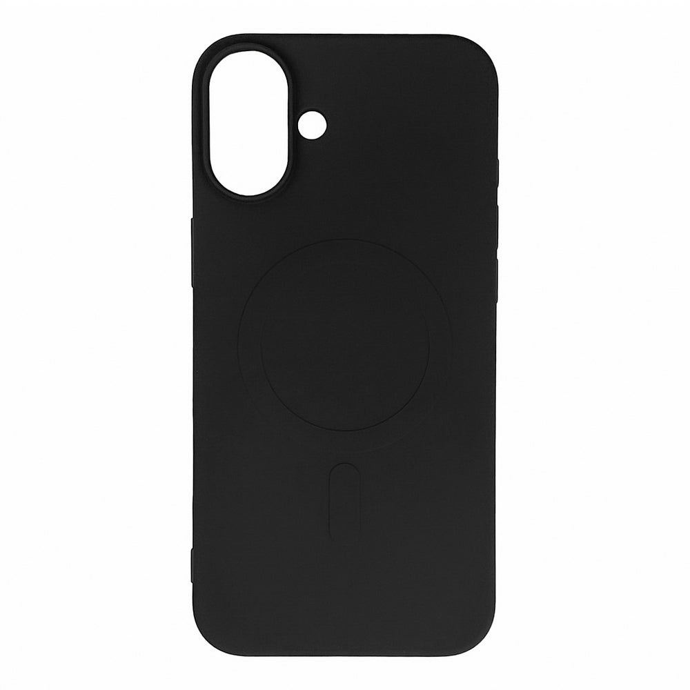 Flydende Silikon Case MagSafe til iPhone 16 Plus - sort