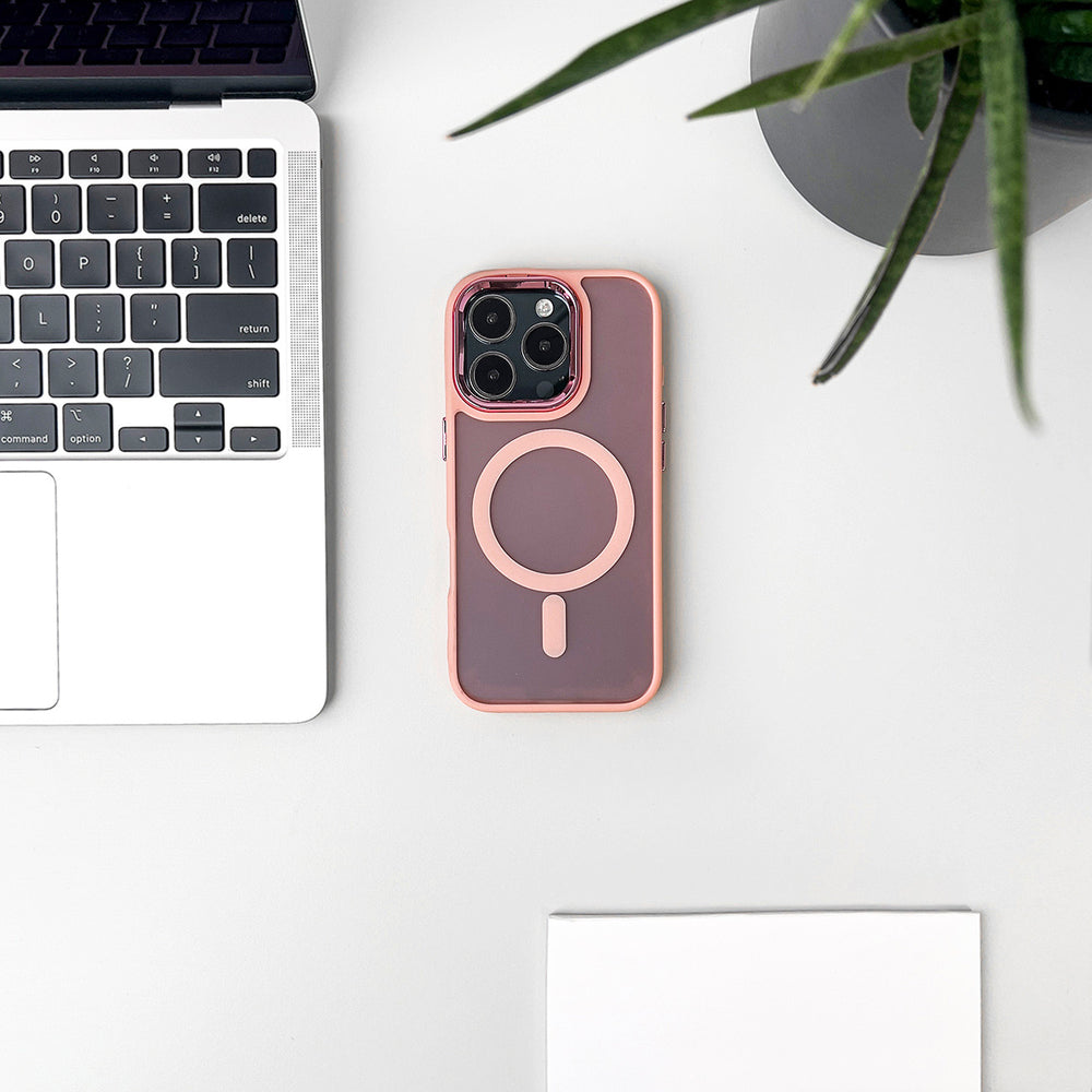 Magnetisk samling MagSafe iPhone 16 Pro Max Case - Pink