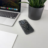 Glitter Case MagSafe til iPhone 16 Pro - sort med glitter