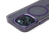 Glitter Case MagSafe til iPhone 16 Pro Max - lilla med glitter