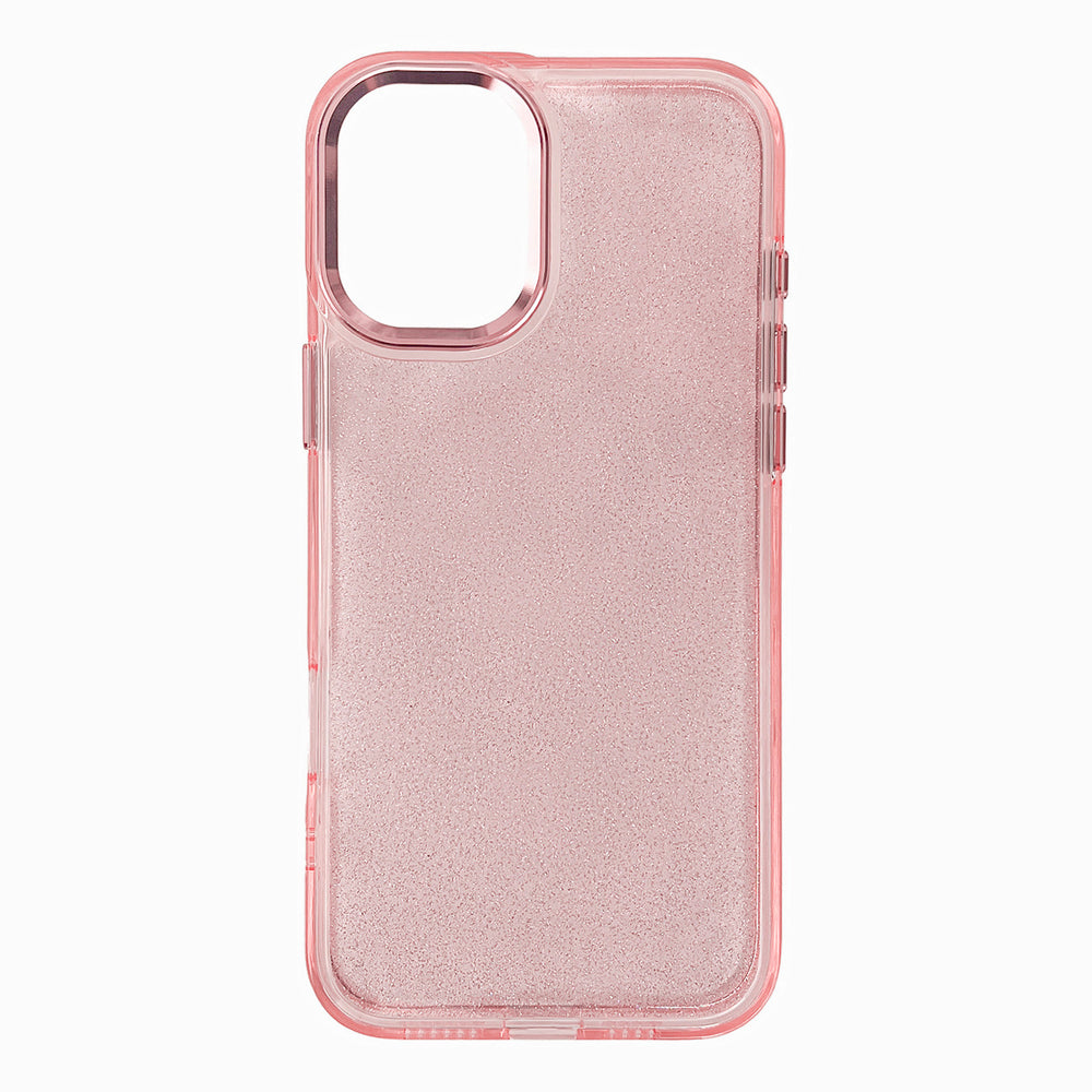 Glitter Case til iPhone 16 - pink med glitter