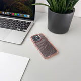 Glitter Case til iPhone 16 Pro - pink med glitter