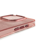 Glitter Case til iPhone 16 Pro - pink med glitter