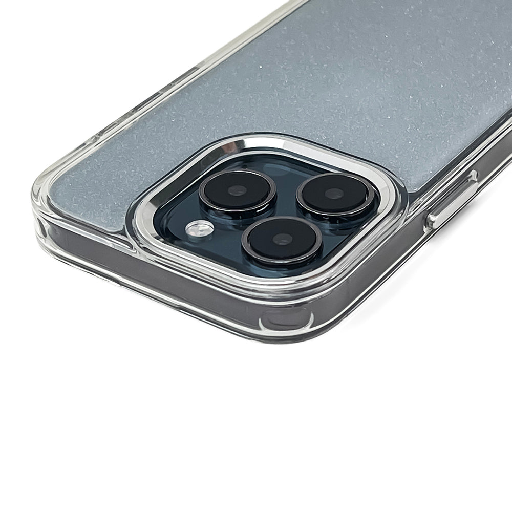 Glitter Case til iPhone 16 Pro - gennemsigtig med glitter