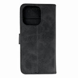 Læderbogsfoder til iPhone 16 Pro - sort