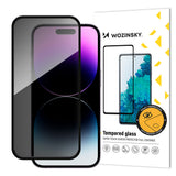 Wozinsky Privacy Glass hærdet glas med anti-spion filter til iPhone 16 Pro Max