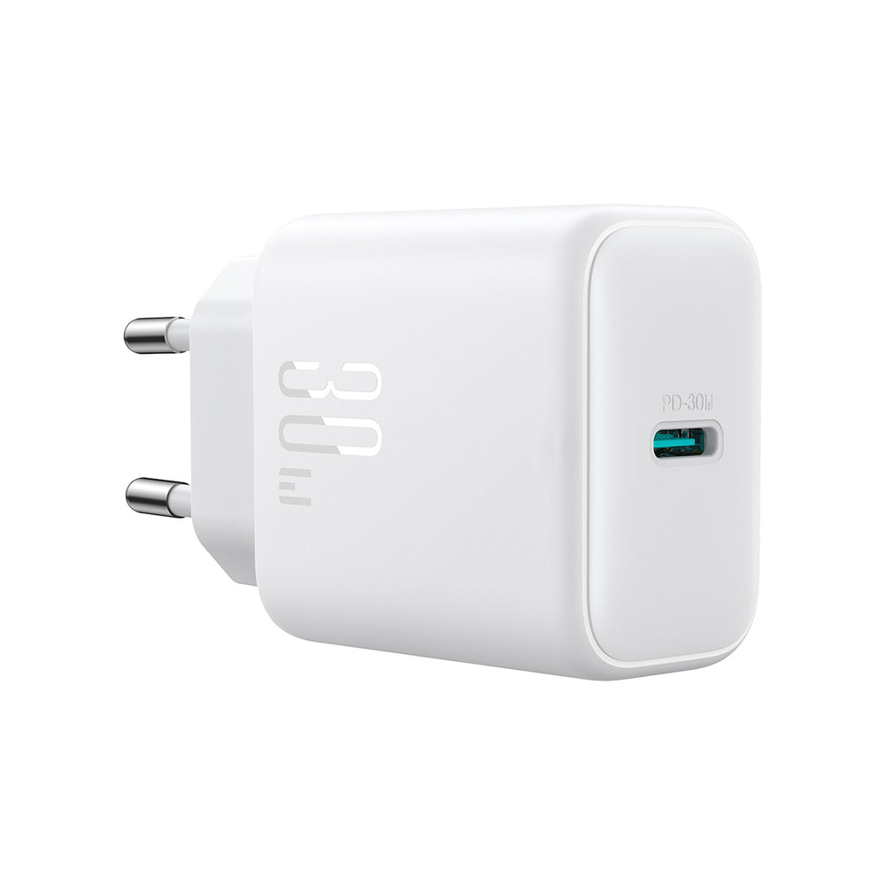 Joyroom JR-TCF24 USB-C PD 30W QC SFC netværksoplader - hvid