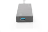 Digitus DA-70241-1 interface hub USB 3.2 Gen 1 (3.1 Gen 1) Type-A 5000 Mbit/s Grå