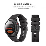Tech-Protect Smooth Strap for Garmin Fenix 3 / 5X / 3HR / 5X Plus / 6X / 6X Pro / 7X - Black
