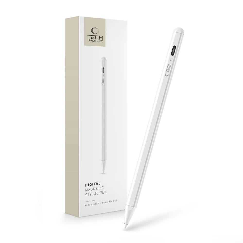 Tech-Protect Digital Stylus Magnetic til iPad - hvid