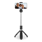Tech-Protect L01S Bluetooth Selfie Stick med Stativ op til 70 cm - sort
