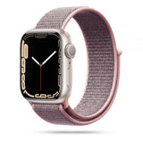 Tech-Protect Nylon Strap til Apple Watch 4 / 5 / 6 / 7 / 8 / 9 / SE (38/40/41 mm) - Pink