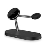 Tech-Protect A12 3in1 MagSafe induktiv oplader til smartphone/hovedtelefon/smartwatch - sort