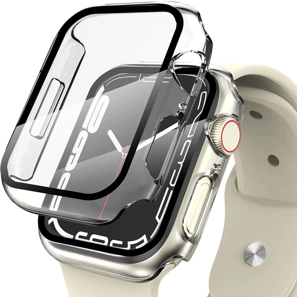 Tech-Protect Defense360 Case til Apple Watch 7 / 8 / 9 (45mm) - Gennemsigtig