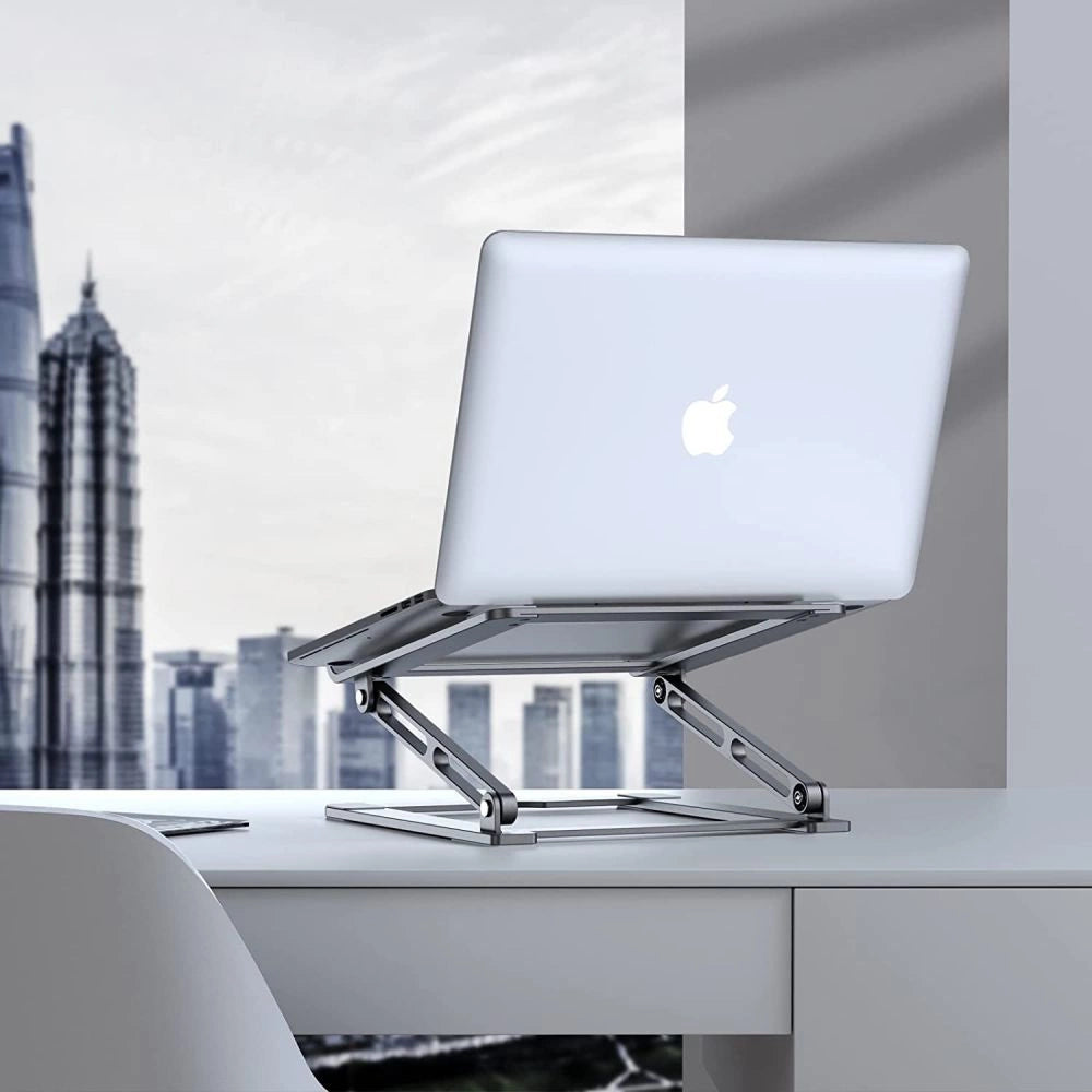 Tech-Protect ULS400 universal foldable stand for laptops up to 17" - silver
