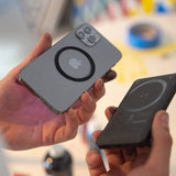 Tech-Protect MagMat MagSafe magnetisk ring universel - sort / sølv (2 st.)