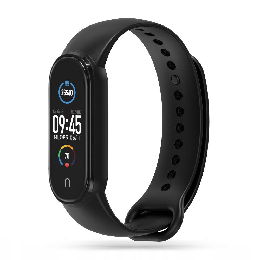 Tech-Protect IconBand Strap til Xiaomi Mi Smart Band 5 / 6 / 7 / NFC - sort