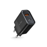 Tech-Protect C30W Charger USB-C PD 30W / USB-A QC 3.0 - Black