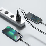 Tech-Protect C30W Charger USB-C PD 30W / USB-A QC 3.0 - Black