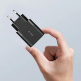 Tech-Protect C30W Charger USB-C PD 30W / USB-A QC 3.0 - Black