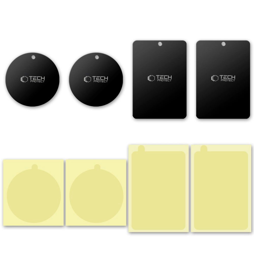 Tech-Protect MetalPlate-magnetplader til bilholdere - sort (4 st.)