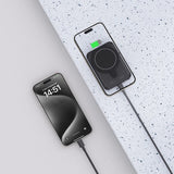 Tech-Protect LifeMag PB10 Powerbank with MagSafe 5000mAh 15W USB-C port - black + USB-C cable