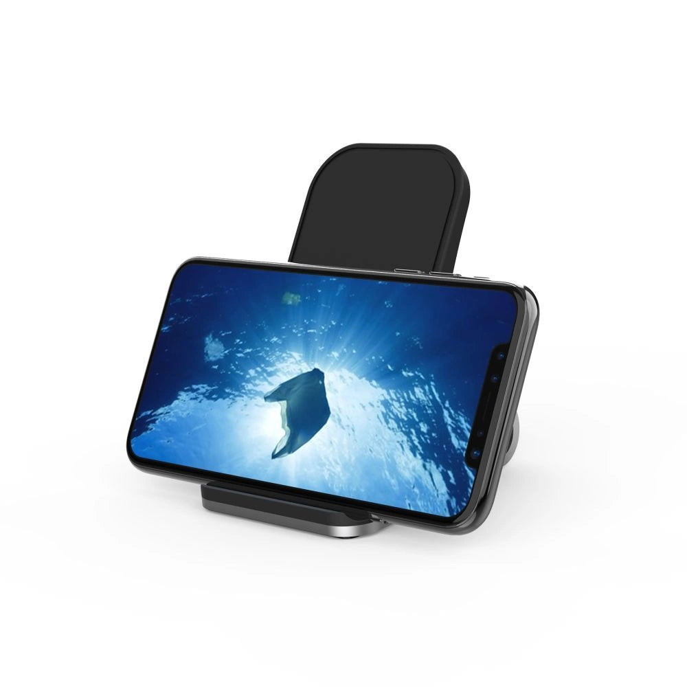 Tech-Protect QI15W-S1 induktiv oplader 15W i form af en stand - sort