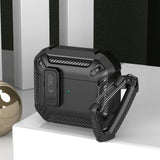 Tech-Protect X-Carbo Case til AirPods Pro 1 / 2 - sort