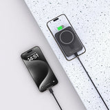Tech-Protect LifeMag PB11 Powerbank with MagSafe 10000mAh 15W USB-C port - black + USB-C cable