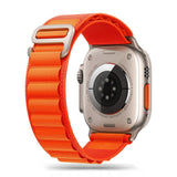 Tech-Protect Nylon Pro Strap til Apple Watch 4 / 5 / 6 / 7 / 8 / 9 / SE / Ultra 1 / 2 (42/44/45/49 mm) - Orange
