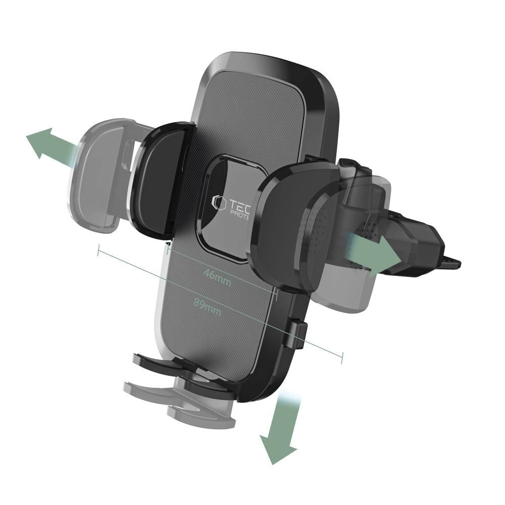 Tech-Protect V3 Car Phone Holder for CD Drive - Black