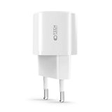 Tech-Protect C20W oplader mini USB-C PD 20W / USB-A QC 3.0 - sort